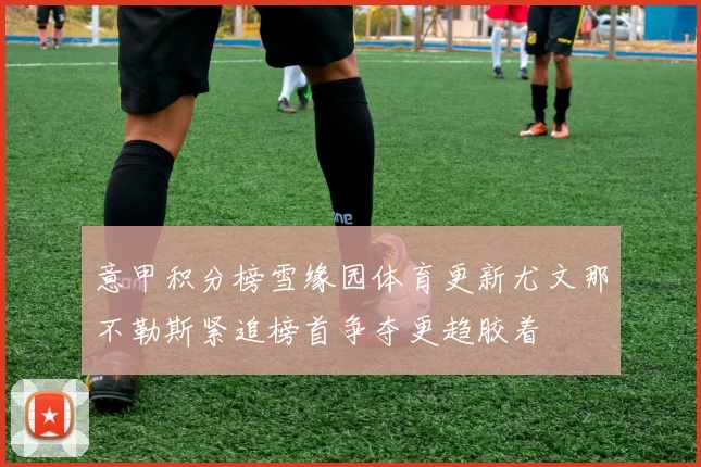意甲积分榜雪缘园体育更新尤文那不勒斯紧追榜首争夺更趋胶着